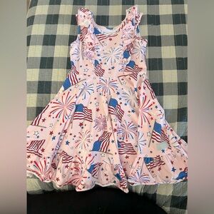Eleanor Rose Pink 4th of July Dress